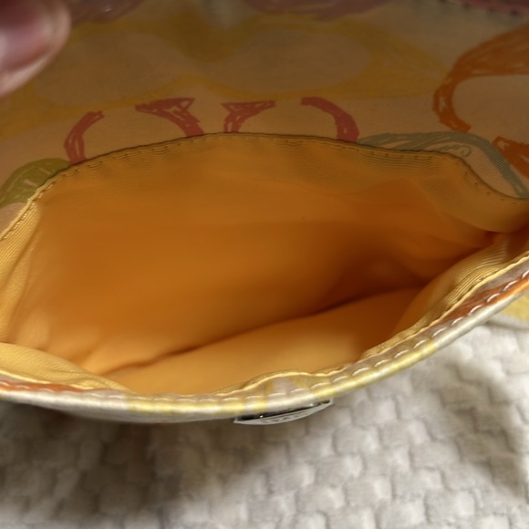 Coach Sig C Multi Colored Pastel Crossbody Bag - Picture 5 of 9